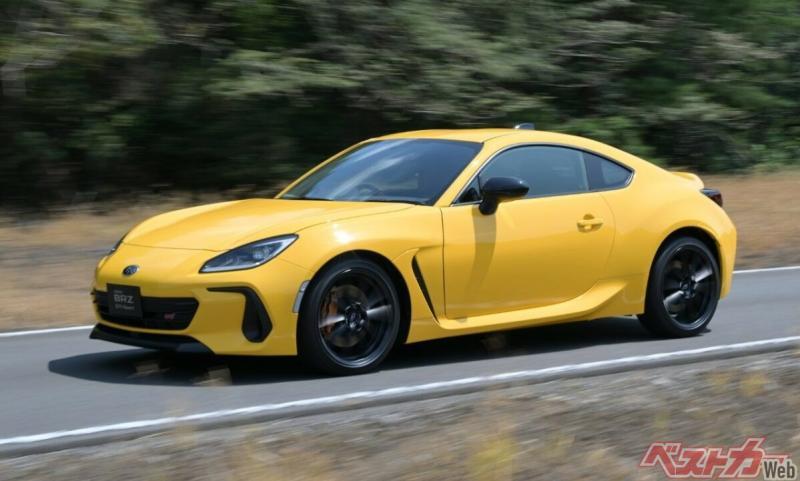 Желтый взрыв: Subaru BRZ STI Sport 2025…