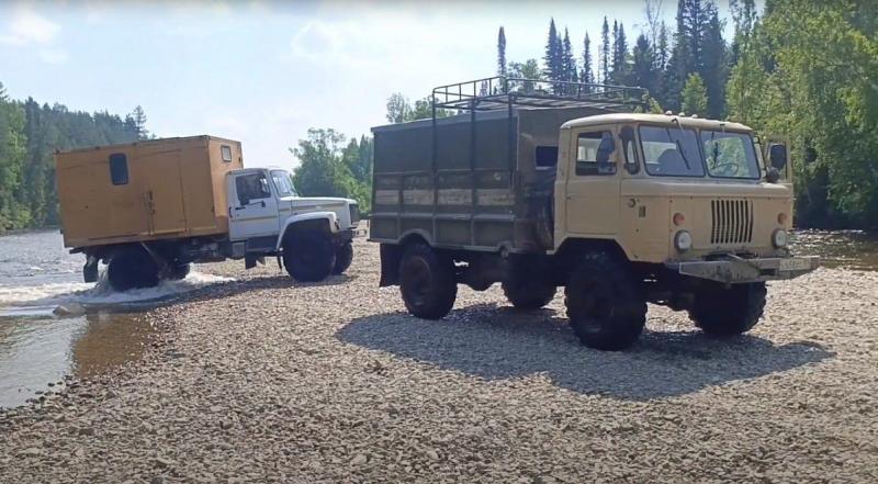 Старый добрый ГАЗ-66 против современных ГАЗ…