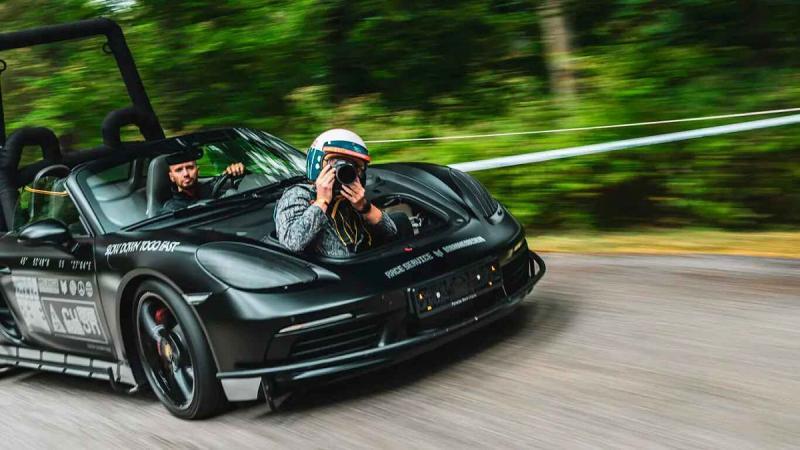 Забудьте о дронах: Porsche 718 Boxster S стал…