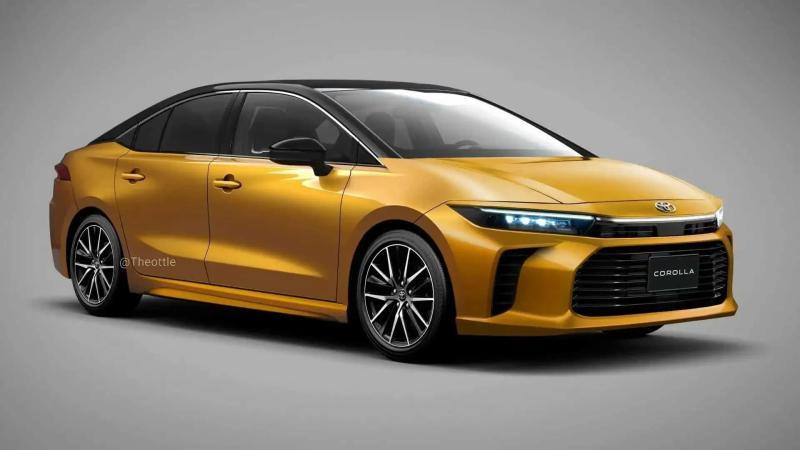 Неофициальный рендер Toyota Corolla 13 поколения…