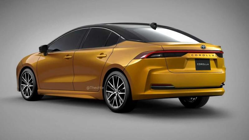 Неофициальный рендер Toyota Corolla 13 поколения…
