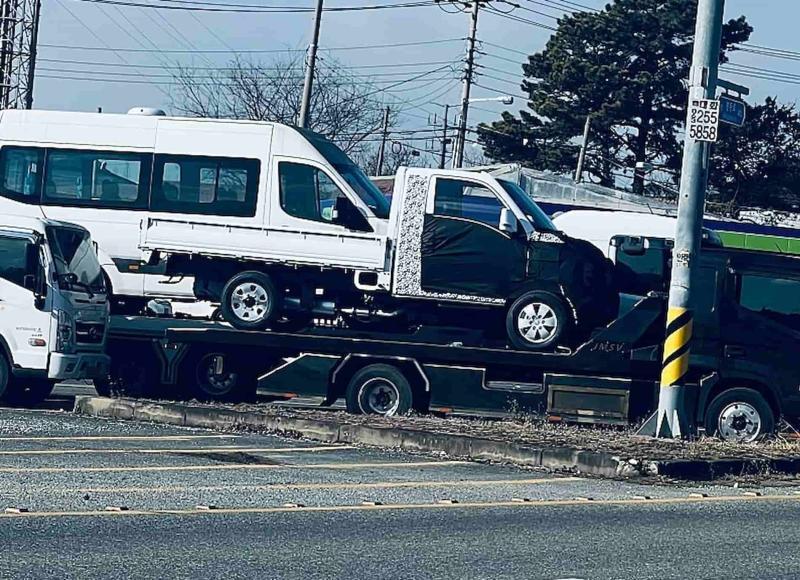 Новый Hyundai Porter в камуфляже