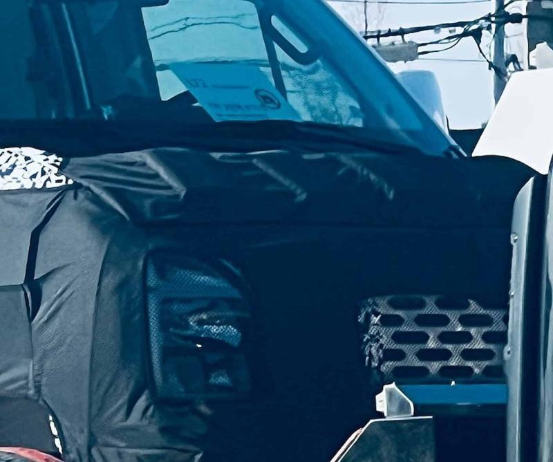 Новый Hyundai Porter в камуфляже