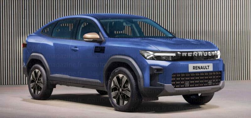 Неофициальный рендер кросс-купе Renault на базе…