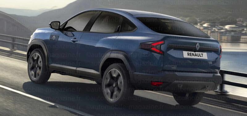Неофициальный рендер кросс-купе Renault на базе…