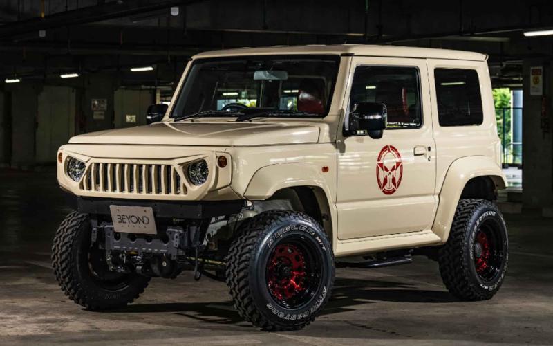 Рамный вездеход Suzuki наделили устрашающим лицом…