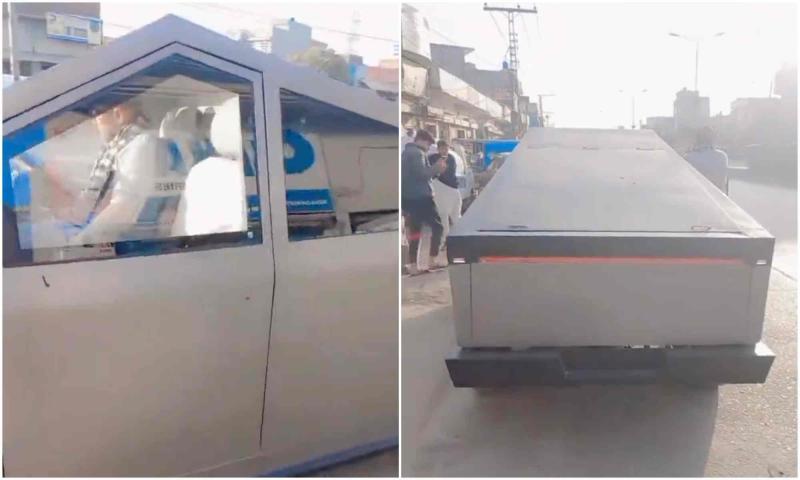 Реплика Tesla Cybertruck из Пакистана