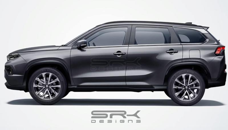 Неофициальный рендер 7-местной версии Suzuki…