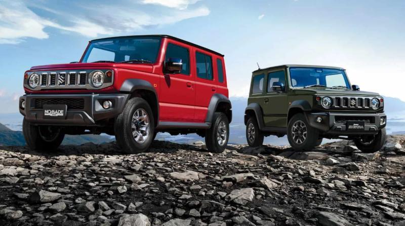 Слева – Suzuki Jimny Nomade, справа – Suzuki…