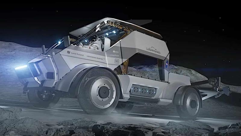 Прототип лунного вездехода для NASA впервые…