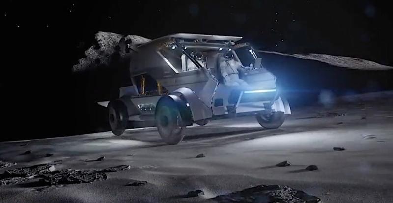 Официальный рендер лунохода Lunar Outpost Eagle
