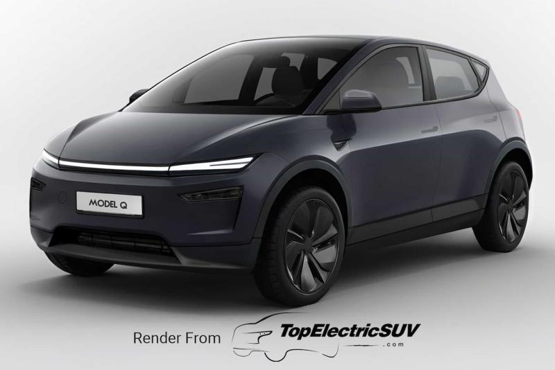 Неофициальный рендер Tesla Model Q от…
