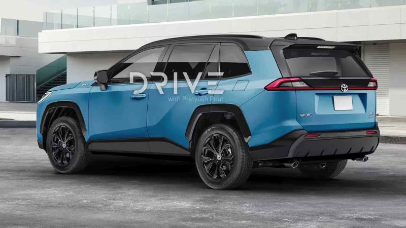 Неофициальный рендер шестого поколения Toyota RAV4