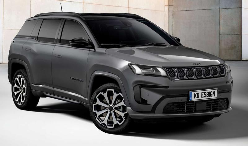 Неофициальный рендер 3 поколения Jeep Compass