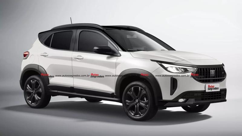 Рендер обновленного Fiat Pulse 2026