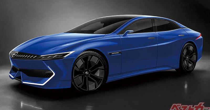 Неофициальный рендер Nissan Skyline нового…