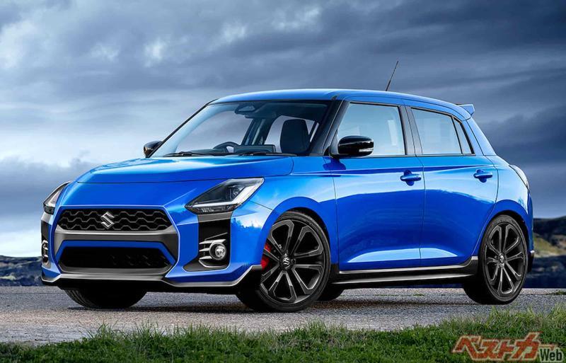 Неофициальный рендер нового Suzuki Swift Sport