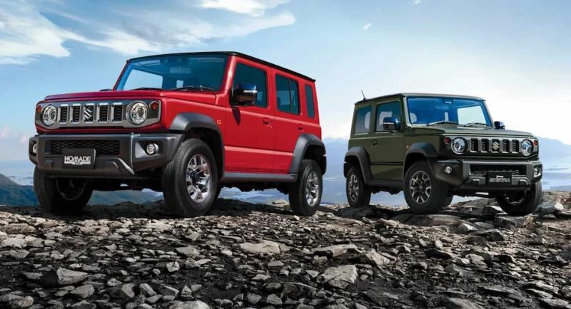 Слева – Suzuki Jimny Nomade, справа – 3-дверный…