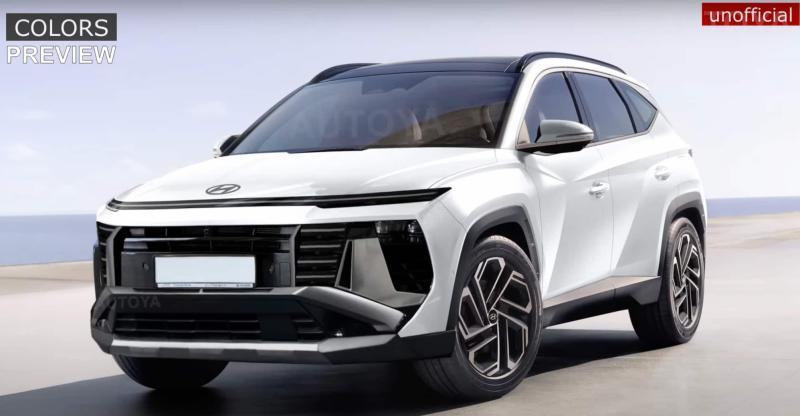 Hyundai Tucson 5 поколения (неофициальный рендер)