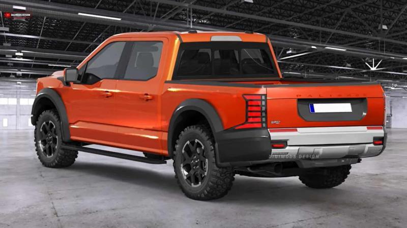 Новый пикап Hyundai (неофициальный рендер)
