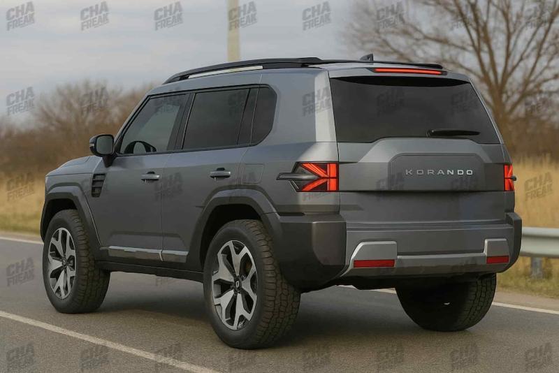 Серийный кроссовер KGM KR10 Korando…