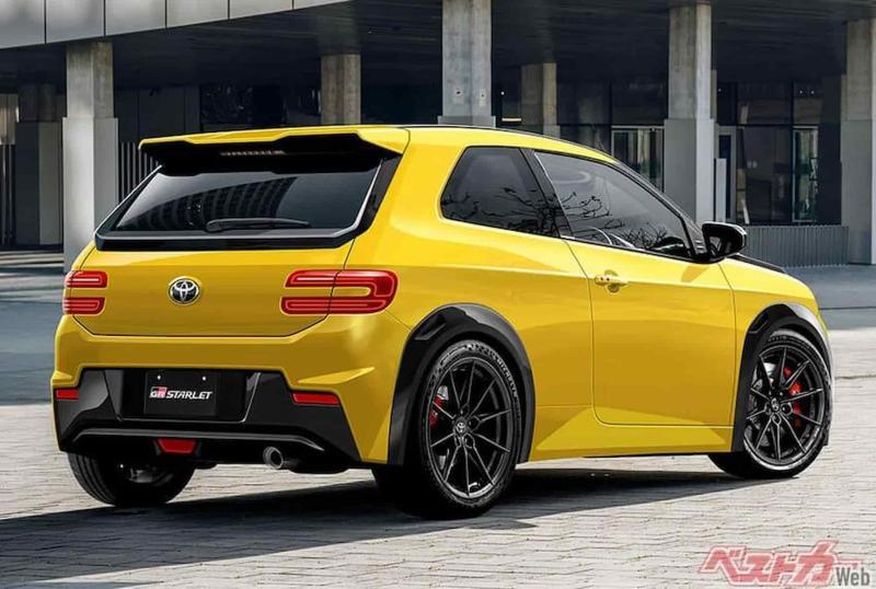 Toyota GR Starlet (спекулятивный рендер)