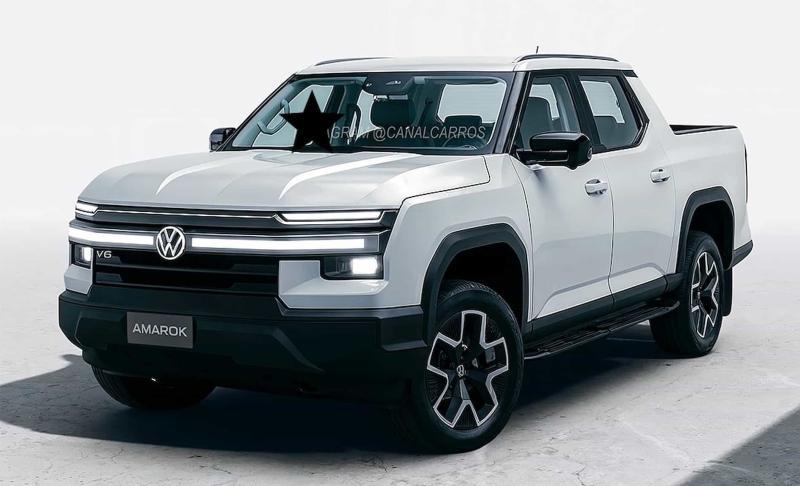 Неофициальный рендер нового Volkswagen Amarok для…