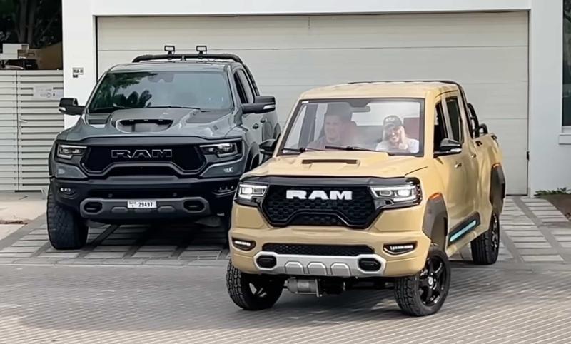 Поддельный Dodge Ram из Китая на фоне…