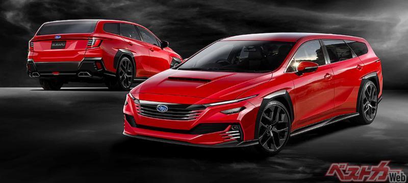 Спекулятивные рендеры нового поколения Subaru…