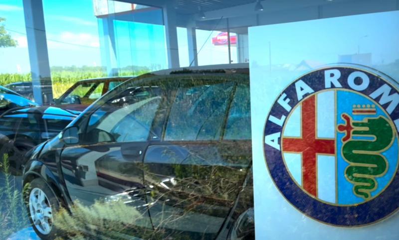 Обнаружен заброшенный дилерский Alfa Romeo: он до…