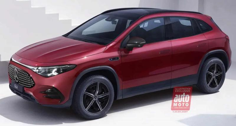 Спекулятивный рендер нового Mercedes-Benz GLA