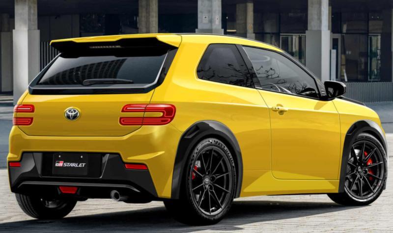 Toyota GR Starlet (спеклятивный рендер)