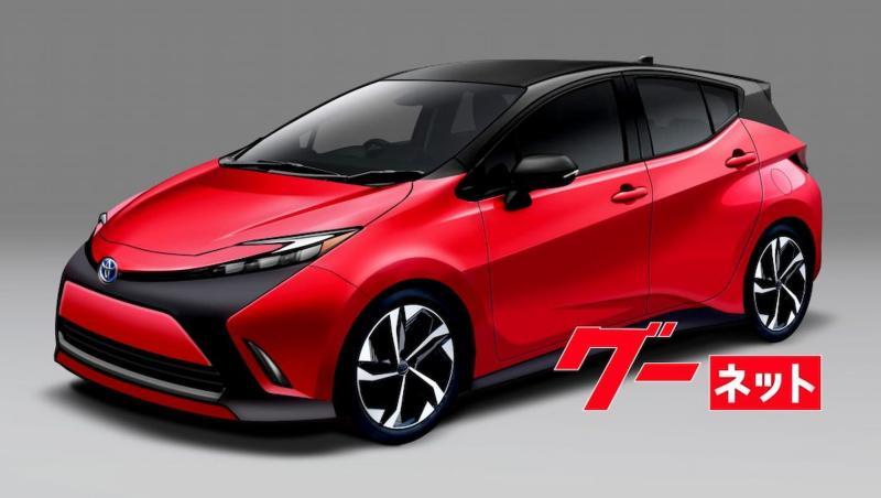 Новая Toyota Aqua (неофициальный рендер)