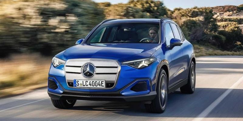 Рендер нового Mercedes-Benz GLC в электрической…