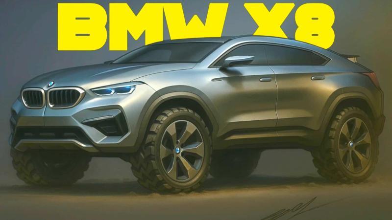 У вседорожника BMW X8 появился первый концепт-арт