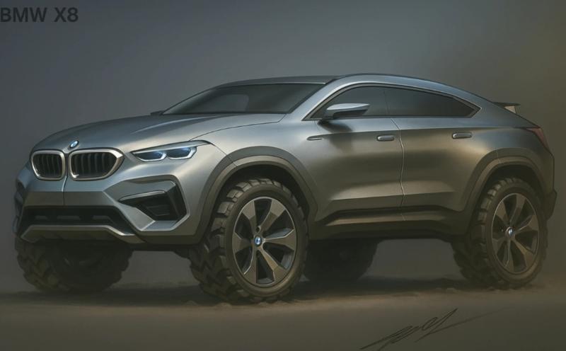 Концепт-арт BMW X8