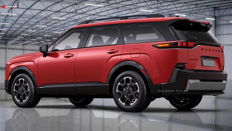Subaru Tribeca нового поколения (рендер)
