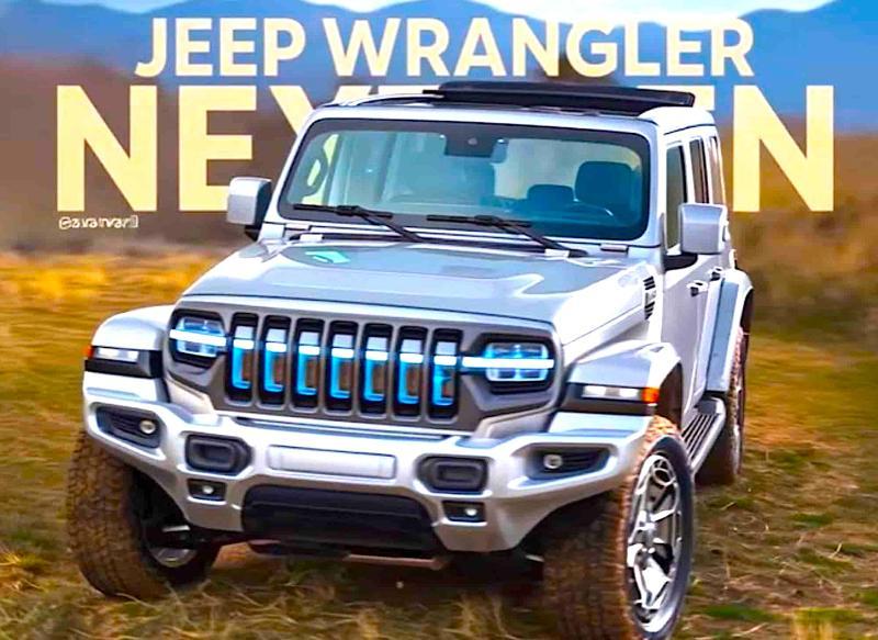 Рендер нового поколения Jeep Wrangler