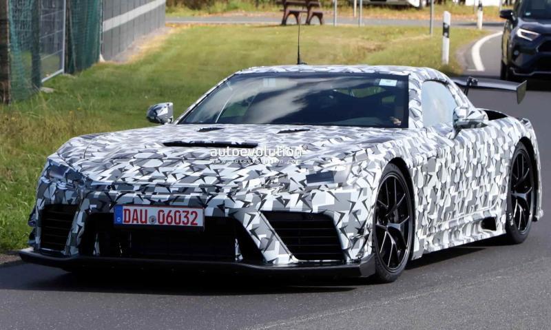 Тестовый прототип нового суперкара Lexus LFR