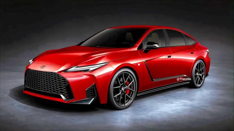 Рендер нового Lexus ES F-Sport