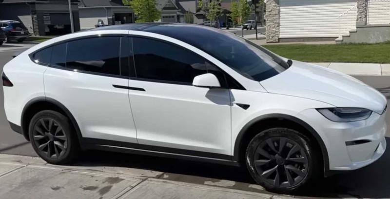 Tesla Model X Long Range (скриншот с YouTube)