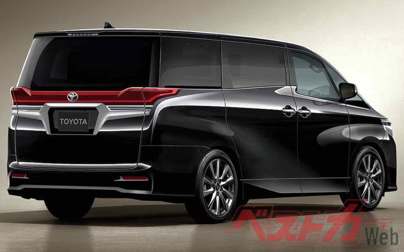 Рендер обновленного Toyota Alphard