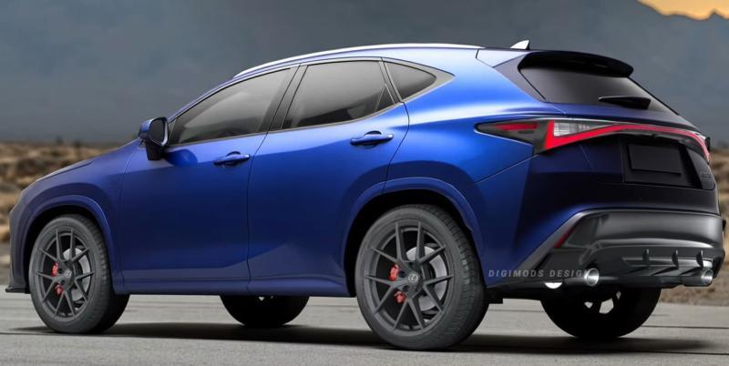 Рендер нового Lexus UX