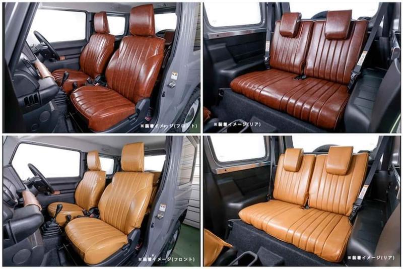 Интерьер Suzuki Jimny в версии Fusion by Spiegel