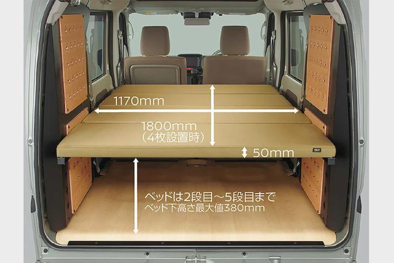 Трансформируемый салон кемпера Nissan Clipper Van