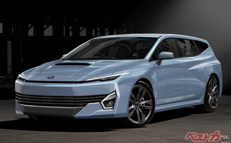 Неофициальный рендер нового Subaru Levorg