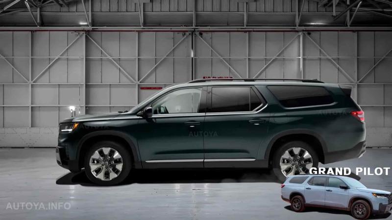 Рендер гипотетического кроссовера Honda Grand…