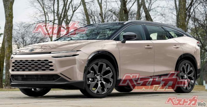 Неофициальный рендер нового Toyota Harrier