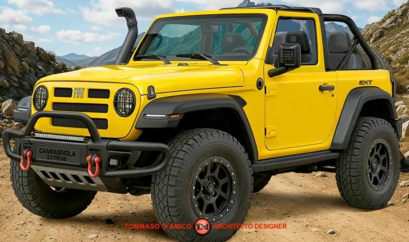 Новый Fiat Campagnola (неофициальный рендер)
