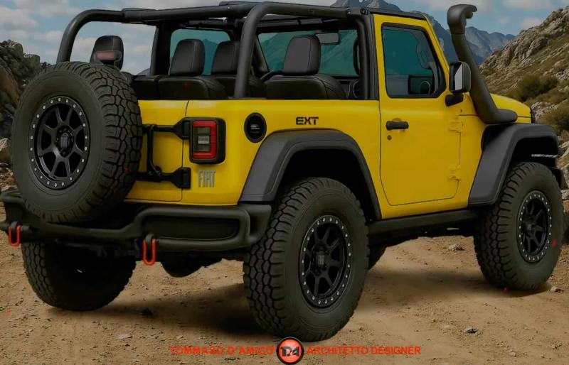 Новый Fiat Campagnola (неофициальный рендер)